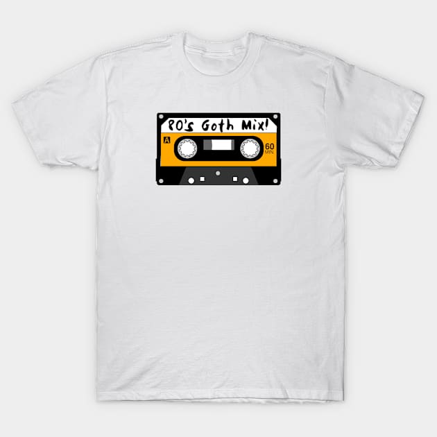 80’s Goth Mix Tape T-Shirt by MessageOnApparel